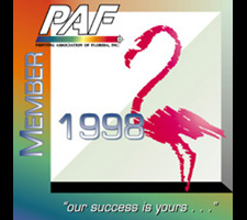 Printing Association of Florida membership sticker 1998