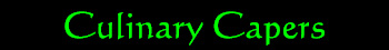 Graphic design for Culinary Capers . . .